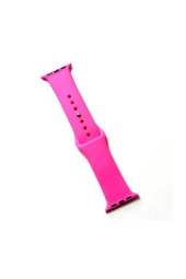 Apple Watch Series 4 5 Için 44 Mm Large Beden(m/l Sıze) Silikon Kordon Fuşya - 1