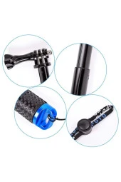 Gopro Hero 9-8-7-6-5-4-3 Ve 3 Için Monopod El Tutucağı Hand Grip thumbnail 4