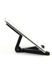 Honor Tab 5 Uyumlu Katlanabilir Mini Braket Tutucu Siyah - 1