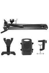 Siyah Honor V6 Uyumlu Metal Masa Tutucu - 2