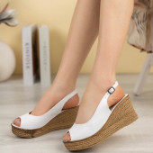 İNCİ DOLGU TOPUK  SANDALET - 4