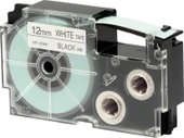 Casio XR-12WE1 (Webk) Etiket Yazıcısı Kartuşu Beyaz Renk Üstüne Siyah Baskı - 1