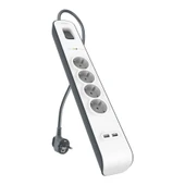 Belkin 4'lü Priz + 2 USB Girişli Akıllı Enerji Koruma Prizi - 1