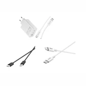 3 PORTLU 65W ŞARJ SETİ: EV ve İŞ YERLERİNİZDE AYNI ANDA 3 CİHAZI ŞARJ ETME İMKANI BU PAKETTE! thumbnail 1