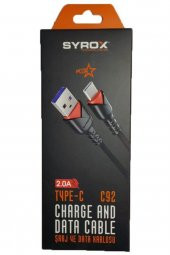 / Syrox C91 2.0a Dayanıklı Örgü Mıcro Şarj Ve Data Kablosu - 1