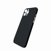 Apple iPhone 12 Pro Max Silikon Kılıf - Siyah thumbnail 4