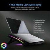 Juo GT RGB Gaming Notebook Soğutucu - 2