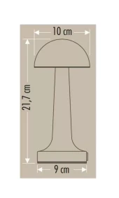 CATA CT 8430 Lizbon 3 Renk Şarjlı Masa Lambası - 3