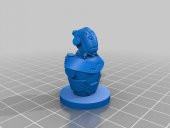 Hedef Öncelik Takip İçin Hellboy Boardgame Ziyaretçi Bust Plastik Aparat - 6