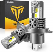 Fahren H4 New Termitör 120W 30000 Lümen 6500K 1:1 Halojen Boy LED Ampül - 1