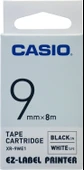 Casio XR-9WE1 (We/bk) Etiket Yazıcısı Kartuşu Beyaz Renk Üstüne Siyah Baskı thumbnail 2