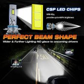 Fahren HB3 Termitör 120W 22000 Lümen 6500K Süper Parlak LED Ampül - 2