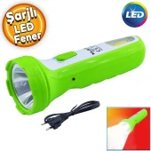 Klaus Led El Feneri Şarjlı Işıldak Kamp Lambası Gece Lambası 3 W thumbnail 1