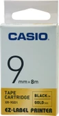 Casio Xr-9gd1 (Gold/black) Etiket Yazıcısı Kartuşu Altın Renk Üstüne Siyah Baskı - 2