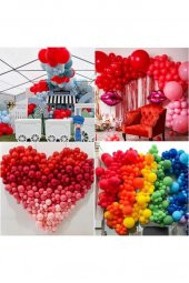 Beysüs 15 Adet Kırmızı Balon Iç Mekan Dekorasyon Doğum Günü Partisi - 6