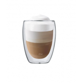 NUO WW-CTD0008C Enjoy Life Çift Camlı Bardak - 350 ml - 1