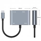 Peeq 4 İn 1 Alüminyum Alaşımlı Hdmı Vga Usb 3 0 Pd Macbook Pc Uyumlu Adaptör Çoklayıcı Hub - 2