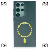Peeq Samsung Galaxy S23 Ultra Magsafe Koruyucu Kılıf Elegant Luxury Protective Case - 4