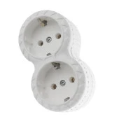 Golyat 2 Li Topraklı Çoklu Grup Priz Çoğaltma İkili Fiş Piriz thumbnail 4