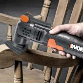 WORX WA2171 Çok Amaçlı Raspalama Makinası İçin 75x75mm Universal Cırtlı Zımpara Tabanı - 10