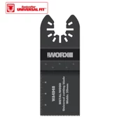 WORX WA4948 Çok Amaçlı Raspalama Makinası İçin 35x40mm Ahşap, Fiberglas, PVC Universal Kesme Bıçağı - 6