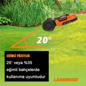 WORX WR155E 20Volt 5.0Ah. 22CM LANDROID Tam Otonom Kömürsüz Çim Biçme Robotu - 10