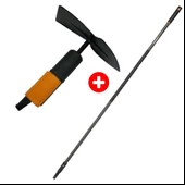 Fiskars 137562 Quickfit Çift Taraflı El Çapası + Grafit Sap 156 cm - 1