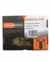 CMSOLAR Park Sensörü 18mm Beyaz Ses İkazlı (Buzerli) - 2