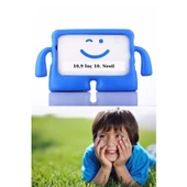 Apple iPad 10,9 inç 10. Nesil Uyumlu iBuy Standlı Fuchsia Yumuşak Eğlenceli Çocuk Tablet Kılıfı thumbnail 3