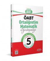 2023 ÖABT Ortaöğretim Matematik Öğretmenliği Tamamı Çözümlü 5 Deneme Data Yayınlar - 1