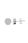 0.23 Ct Pırlanta Coronet Küpe - 1