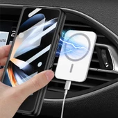 Galaxy Z Fold 4 Kılıf Wireless Şarj Özellikli Zore Kıpta Magsafe Kapak thumbnail 5