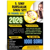 2025 5. Sınıf Bursluluk Sınav Seti (6 Fasikül Kitap) - 6