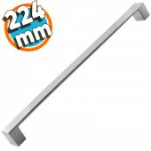 Düz Mobilya Mutfak Dolabı Çekmece Dolap Kapak Kulpu Kulbu Krom 224 mm Metal Kulp - 1