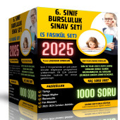 2025 6. Sınıf Bursluluk Sınav Seti (6 Fasikül Kitap) - 1