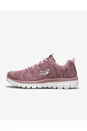 Skechers GRACEFUL-TWİSTED FORTUNE Kadın Pembe Spor Ayakkabı - 12614 MVE - 1