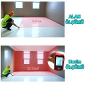 Uni-T LM50A Lazer Metre 50 M Lazer Mesafe Ölçer thumbnail 4