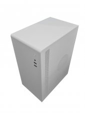 Turbox V200 USB 2.0 250W 300W mATX Bilgisayar Kasası Beyaz - 5