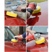 Yama Pasta Cila Polisaj Süngeri Alman Cilası Zımpara Tabanlı Sarı 150 mm thumbnail 3