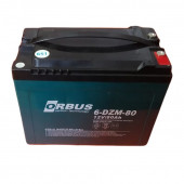 Orbus  12 V  80 Ah Amper Elektrikli Bisiklet Aküsü - 1