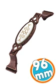 Mobilya Mutfak Dolabı Çekmece Dolap Kapak Kulpu Kulbu Antik Bakır 96 mm Metal Kulp - 2