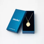 14 Ayar İtalyan D Harfi Altın Kolye Ucu thumbnail 3