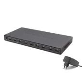 HADRON HDX1332 SPLITTER HDMI 1.4V 1080P 4K 1 GİRİŞ 8 ÇIKIŞ SPLITTER - 1