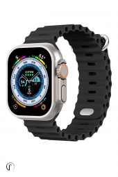 Fuchsia Watch Ultra8 Max Bluetooth Arama NFC 2.1 inç 49mm Akıllı Saat - 1
