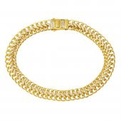 Viyana Örme Zincir 14 Ayar Altın Bileklik thumbnail 1