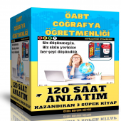 KPSS-ÖABT Coğrafya Öğretmenliği (120 Saat Anlatım 3 Süper Kitap) - 1