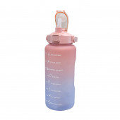 Su Matarası 2 v 1 Litre 2'Li Suluk Tritan Bpa İçermez Suluk Pembe - 2