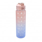 Su Matarası 2 v 1 Litre 2'Li Suluk Tritan Bpa İçermez Suluk Pembe - 3