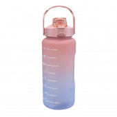 Su Matarası Su Şişesi Suluk 2L Tritan Bpa İçermez Suluk Pembe - 1