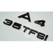 Audi A4 35 TFSi Parlak Siyah ABS 3M 3D Bagaj Yazı Logo Orjinal Ürün - 2